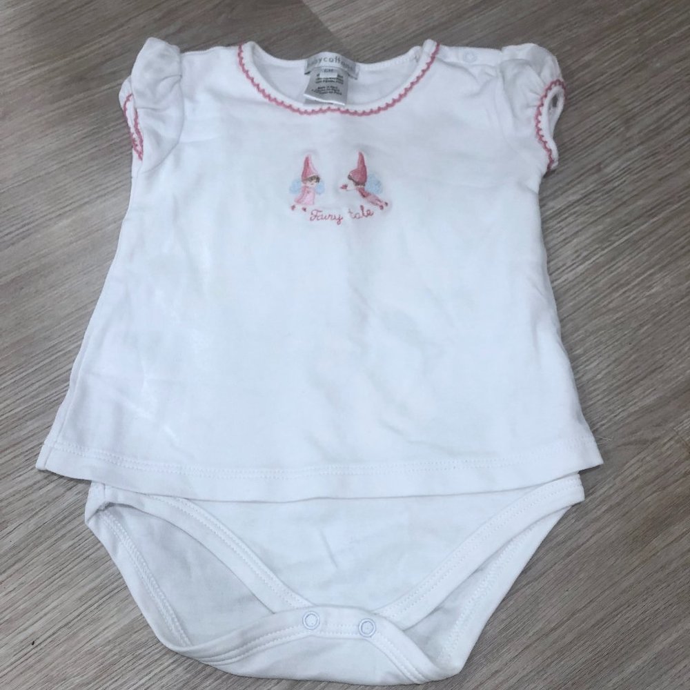 BABYCOTTONS Baby Girl Onesie - Size 6 Months